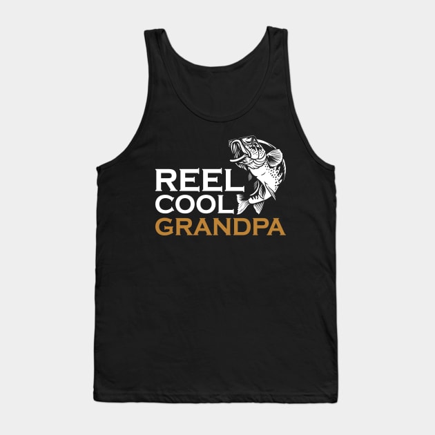 Reel Cool Grandpa Tank Top by busines_night